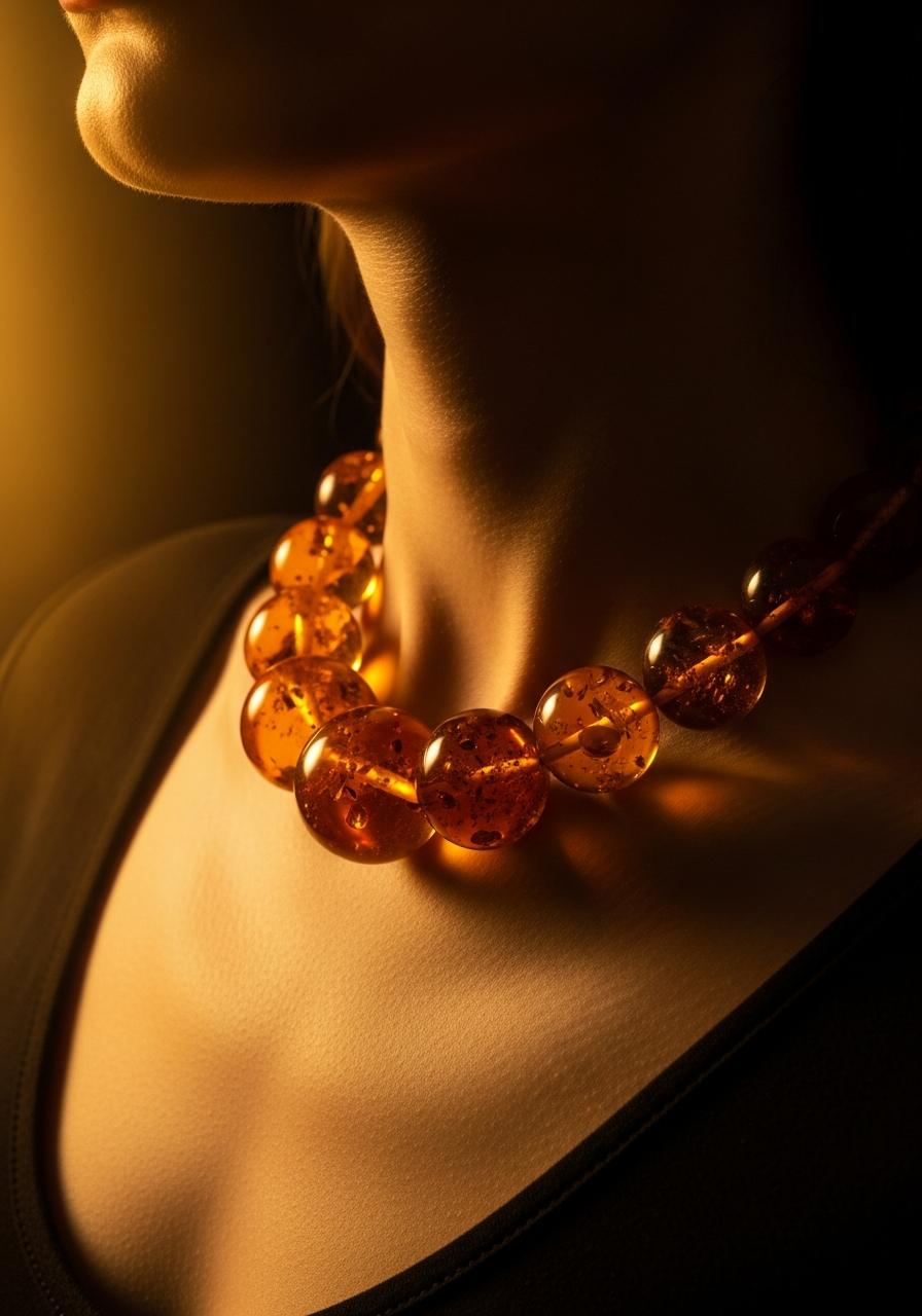 Baltic amber necklace