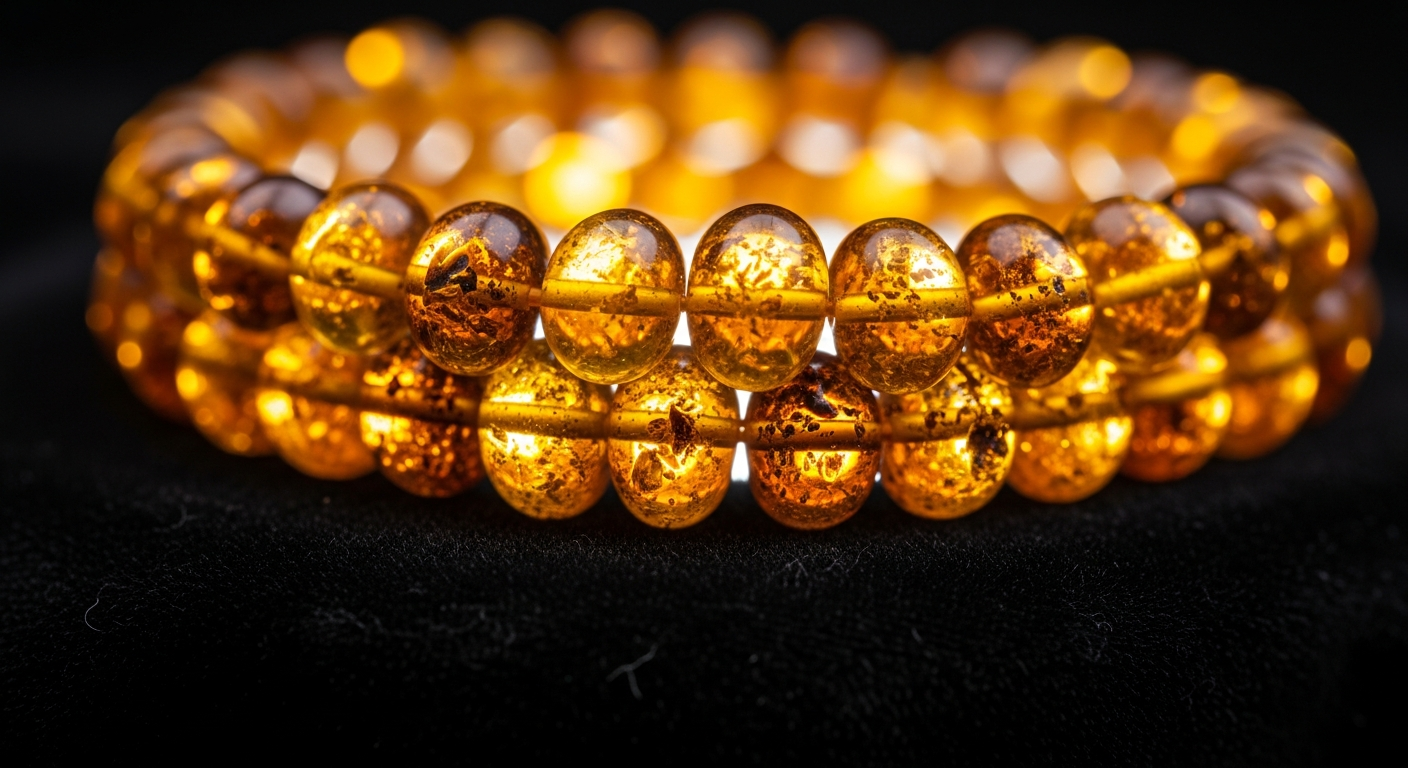 Baltic amber stone