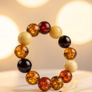 Baltic Amber Bead Bracelet – Grand