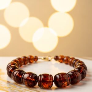 Deep Amber Collector Necklace