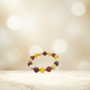 Layered Amber Bracelet Set