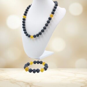 Midnight Amber Bracelet